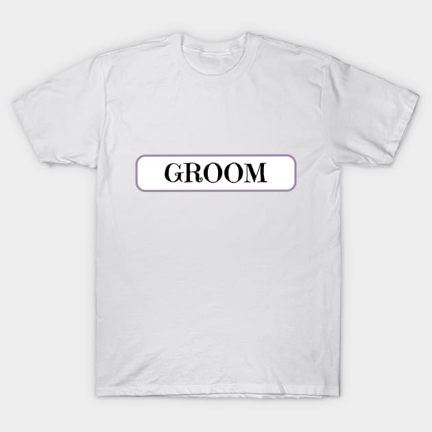 Groom on his wedding day T-Shirt by designInk